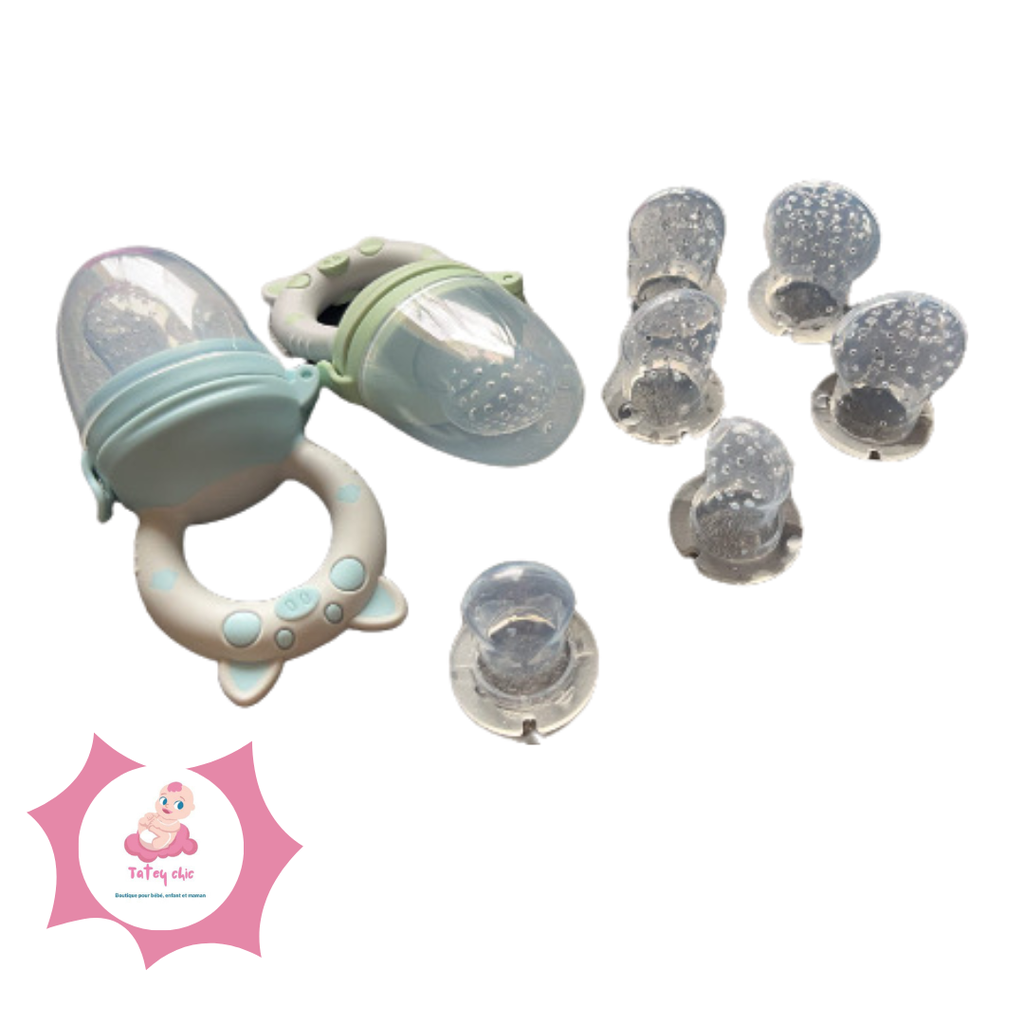 Tetine avec fruit  (Bleu)