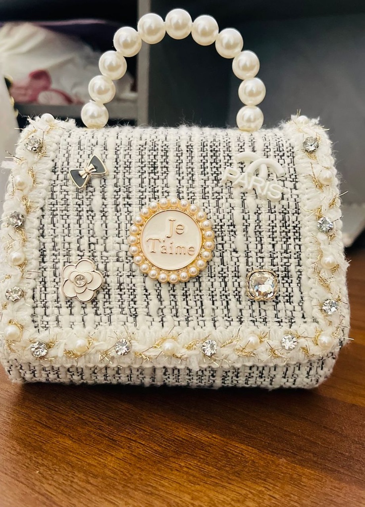 Sacoche pour fille  (Gris)