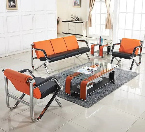 Salon de bureau | orange noir | rouge noir (Rouge)